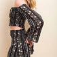 Honey Punch - Floral Smocking Top