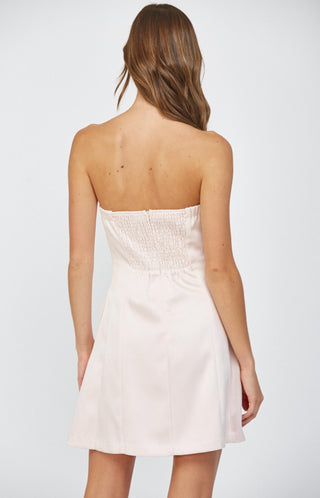 Fate - Bow Strapless Mini Dress