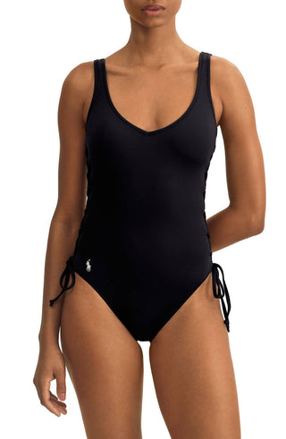 Polo Ralph Lauren - Lace-up Side One Piece Swimsuit