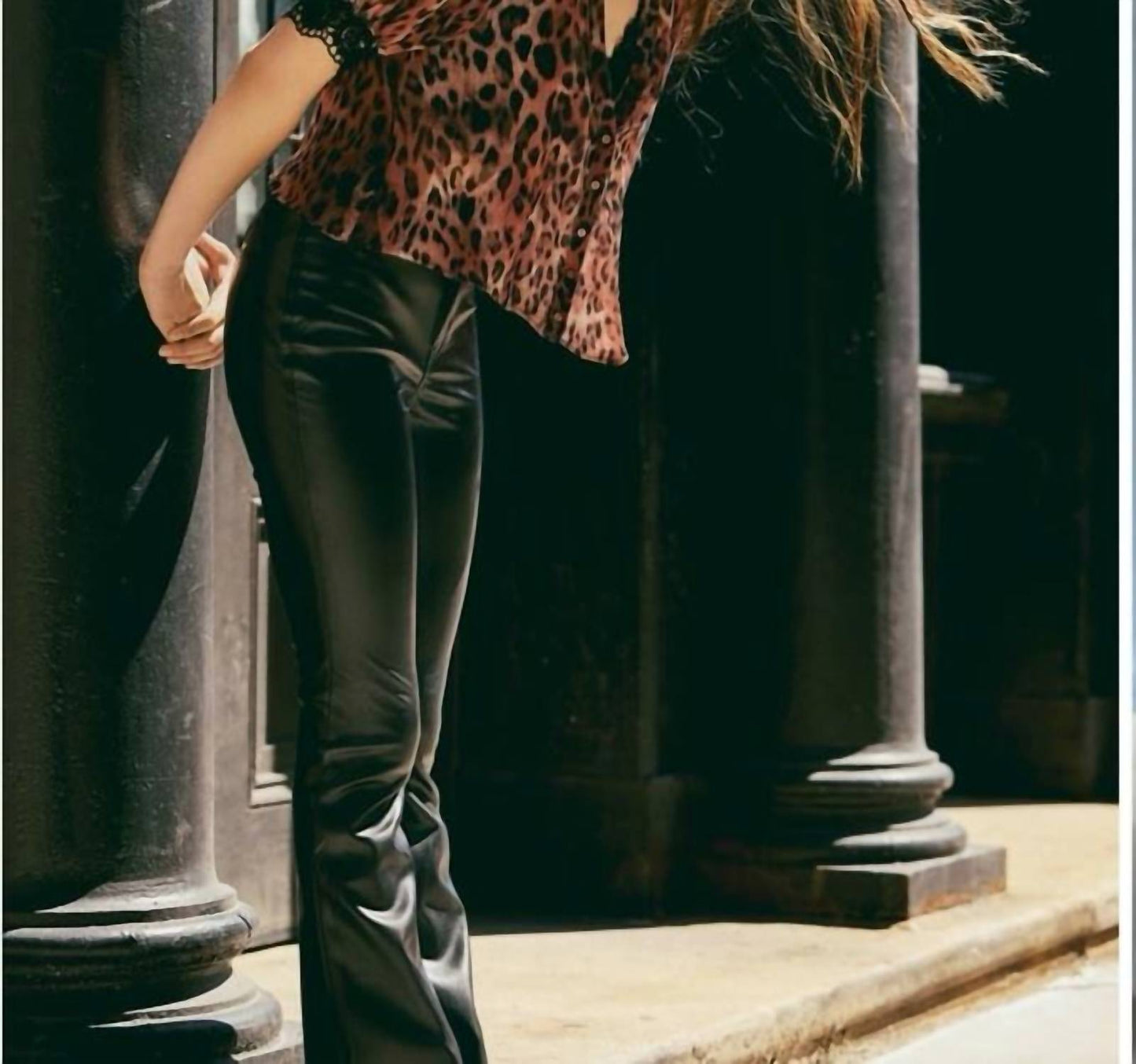 Free People - Level Up Vegan Flare Slit Pants