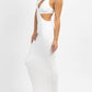 Win Win Apparel - ASYMMETRIC CUTOUT MAXI DRESS