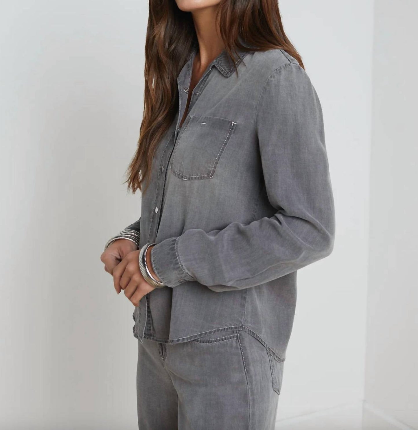 L'Agence - Isla Denim Shirt