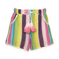 Baby Sara - Girls Knit Striped Short Set