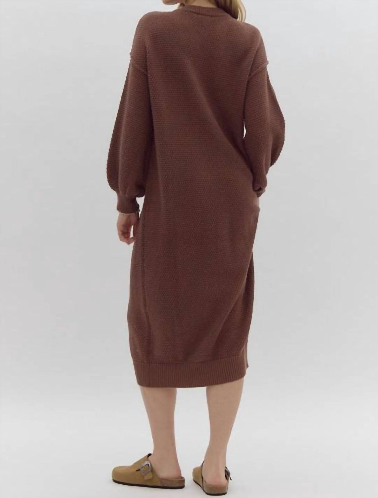 Free People - Knitted Midi Sweater Dress