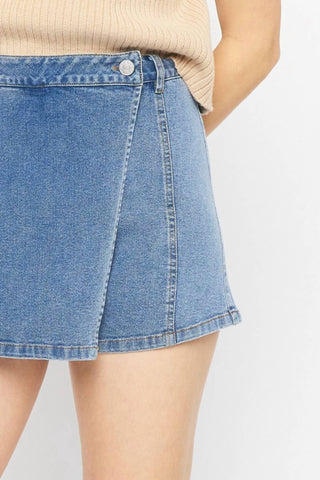 Entro - Denim Cargo Skort