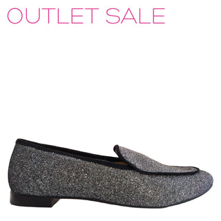 Lalisa - Women's Galaxia Pewter Glitter Loafers