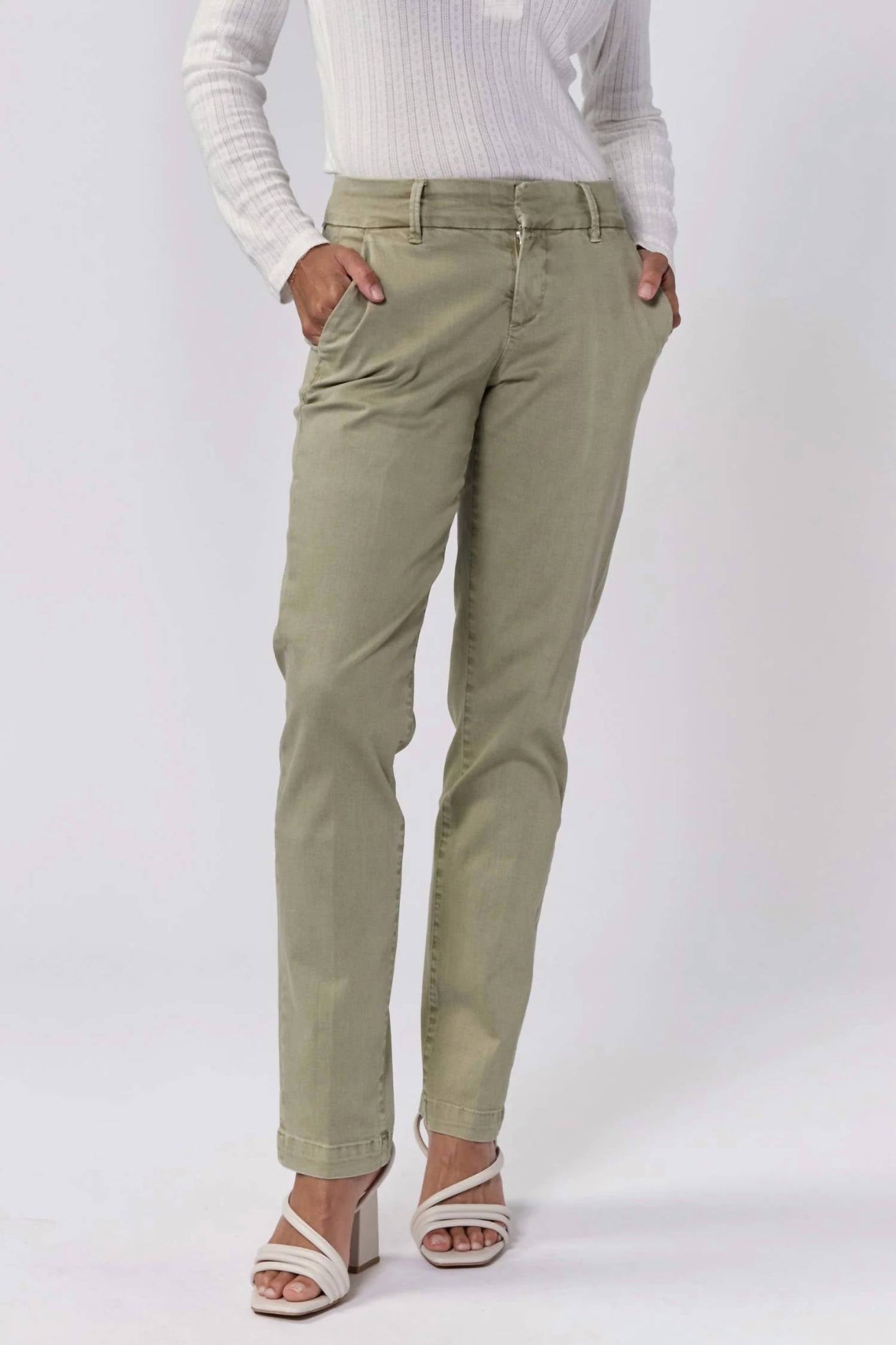 Dear John Denim - Hampton Mid Rise Trouser Ankle Pant