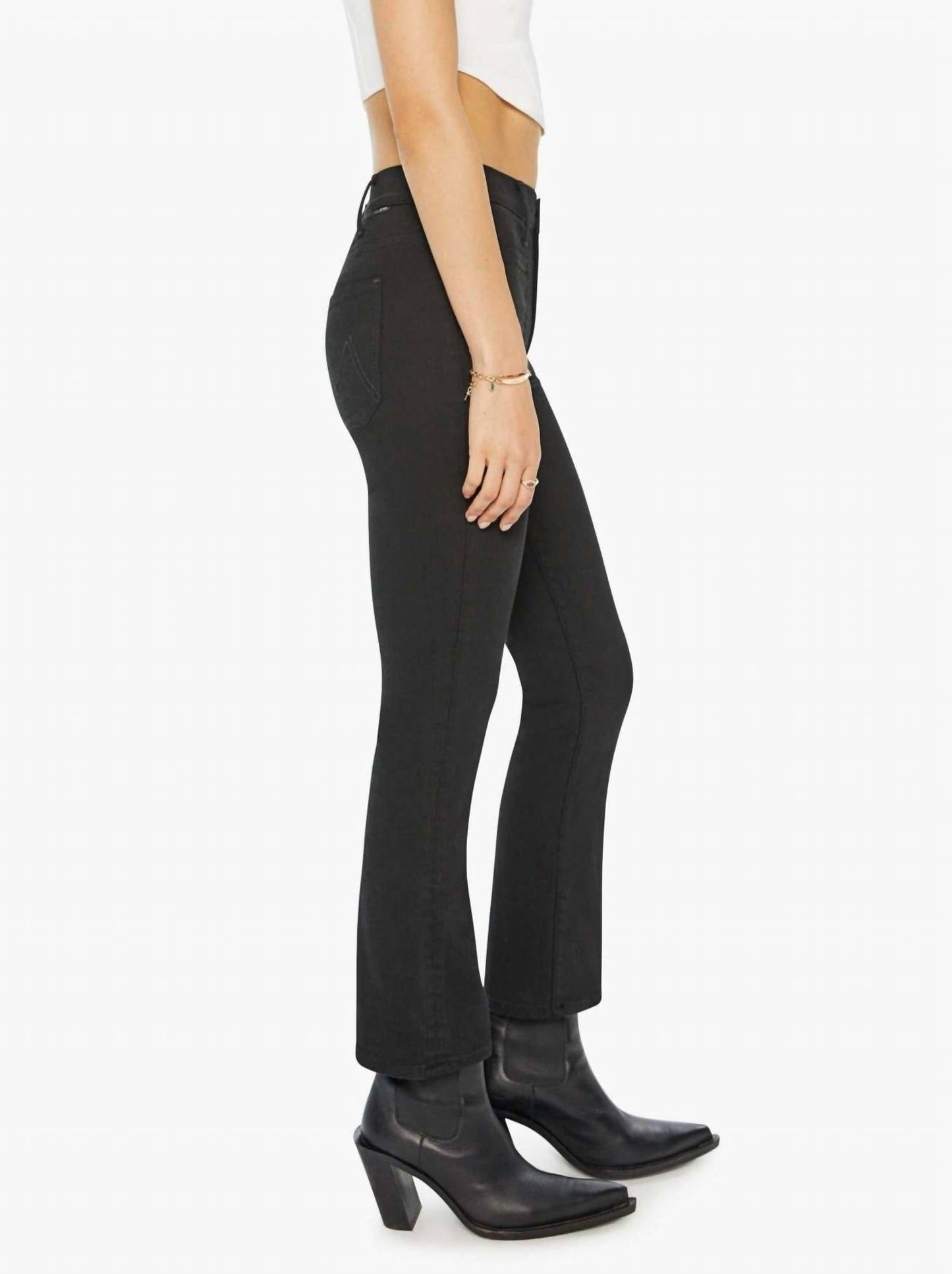 Mother - Patch Pocket Insider Ankle Jean