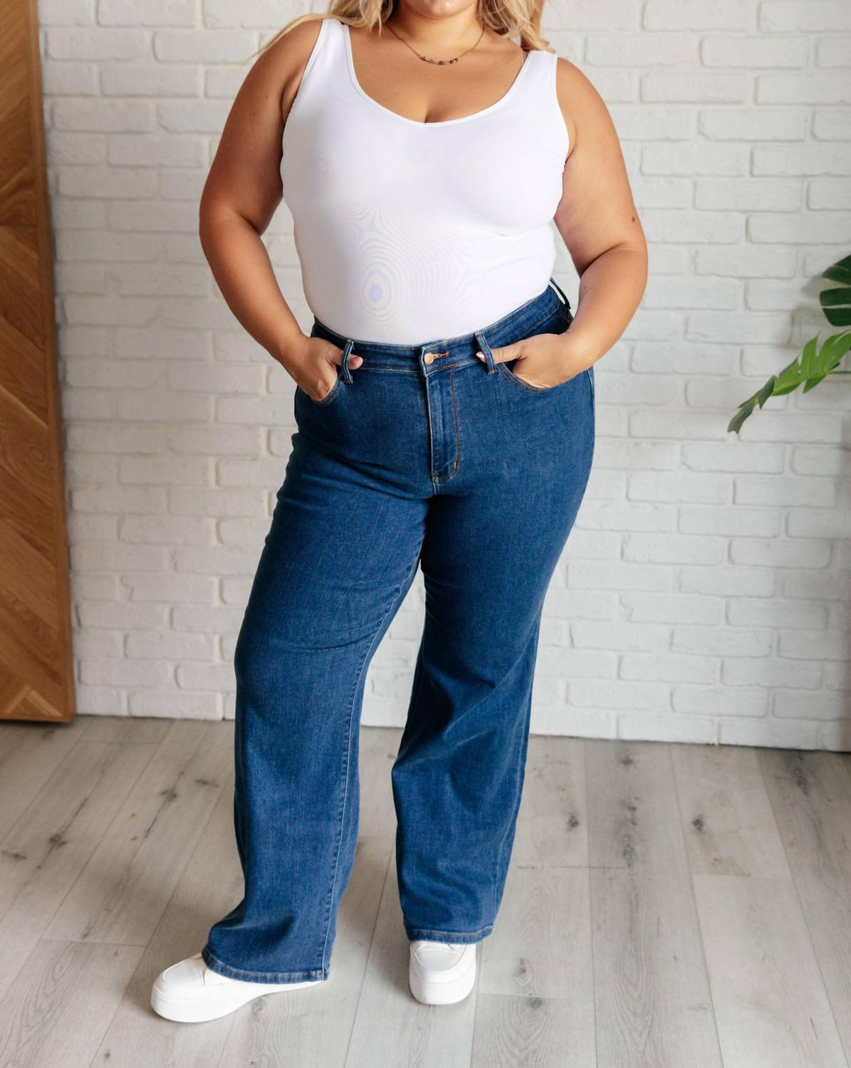 Judy Blue - High Rise Vintage Wide Leg Jeans