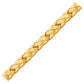 14k Yellow Gold Fancy Basket Weave Line Bracelet