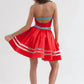 Rachel Allan - Strapless Mikado Two-piece Short Dress