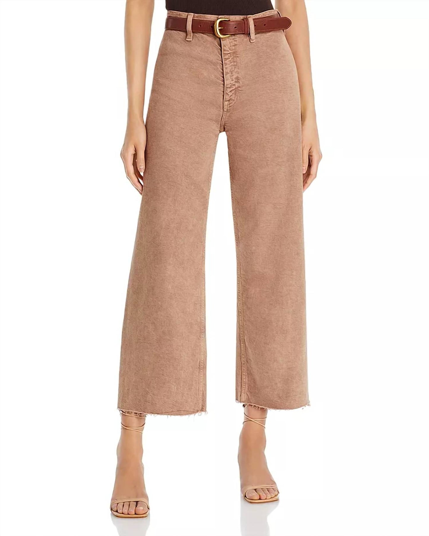Pistola - Penny High Rise Wide Leg Crop Jeans