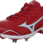 Mizuno Men's 9 Spike Advanced Classic 7 Baseball Cleat Black/Red