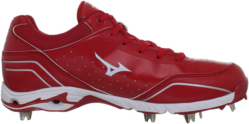 Mizuno Men's 9 Spike Advanced Classic 7 Baseball Cleat Black/Red