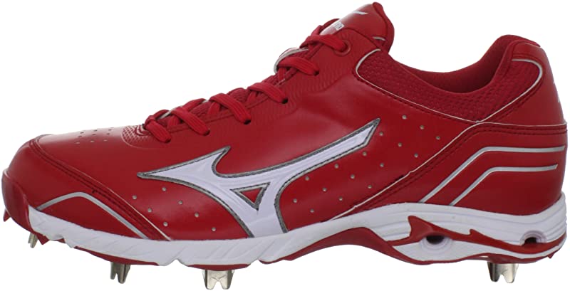 Mizuno Men's 9 Spike Advanced Classic 7 Baseball Cleat Black/Red