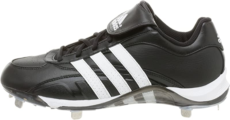 adidas Men's Excelsior 5 Low Baseball Shoes Black/White/Silver