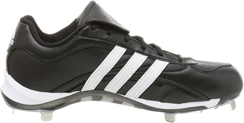 adidas Men's Excelsior 5 Low Baseball Shoes Black/White/Silver