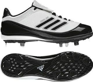 Adidas Men's Excel 365 Metal Baseball Cleat Shoes White/Black/Silver Size 14 D(M) US