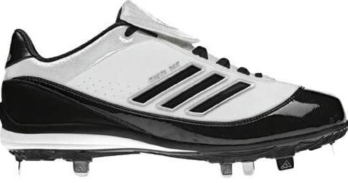 Adidas Men's Excel 365 Metal Baseball Cleat Shoes White/Black/Silver Size 14 D(M) US