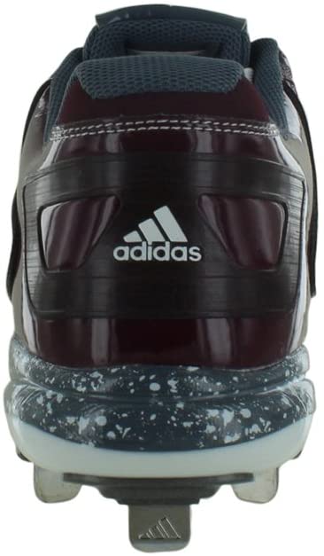 adidas Men's PowerAlley 2 Baseball Cleat Shoes Maroon/Onix