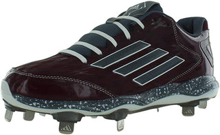 adidas Men's PowerAlley 2 Baseball Cleat Shoes Maroon/Onix