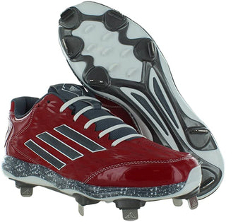 adidas Men's Poweralley 2 Baseball Cleat Red/Carbon Met/Onix Size 13.5 D(M) Us
