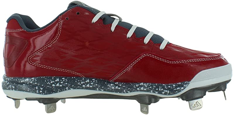 adidas Men's Poweralley 2 Baseball Cleat Red/Carbon Met/Onix Size 13.5 D(M) Us