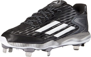 adidas Men's Poweralley 3.0 Baseball Cleat Black/White/Carbon Size 13.5 D(M) Us