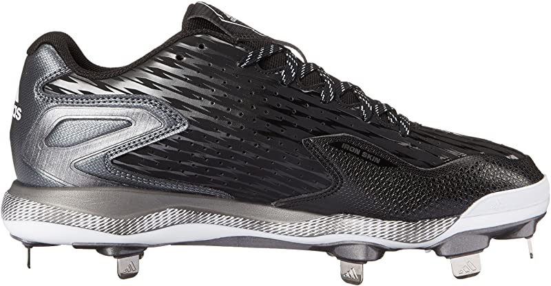 adidas Men's Poweralley 3.0 Baseball Cleat Black/White/Carbon Size 13.5 D(M) Us