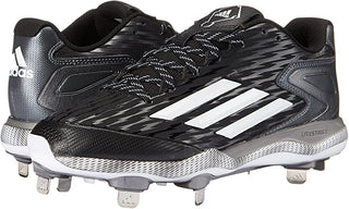 adidas Men's Poweralley 3.0 Baseball Cleat Black/White/Carbon Size 13.5 D(M) Us