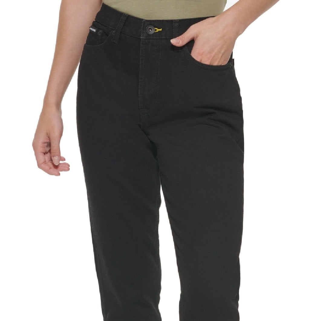 DKNY Women's Broome High Rise Vintage Jeans Black Size 30