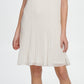 DKNY Women's Sleeveless Pleated Tie Neck Shift Dress White Size 4