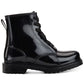 DKNY Women's Tilly Lace Up Rain Booties Black Size 9