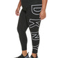 DKNY Women's High Waisted 7/8 Exploded Logo Leggings White Size 3X