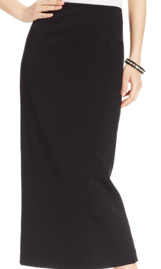 Kasper Women's Crepe Column Skirt Black Size 12
