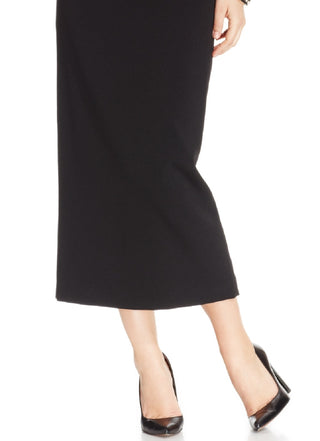 Kasper Women's Crepe Column Skirt Black Size 4