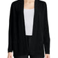 Anne Klein Women's Malibu Open Front Cardigan Black Size X-Small