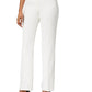 Kasper Women's Straight Leg Modern Crepe Dress Pants White Size 10