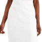 Kasper Women's Crepe Column Skirt White Size 18