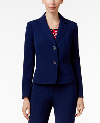 Kasper Women's Two Button Blazer Blue Size 6