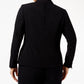 Anne Klein Women's Button Blazer Black Size 24W