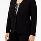 Anne Klein Women's Button Blazer Black Size 24W