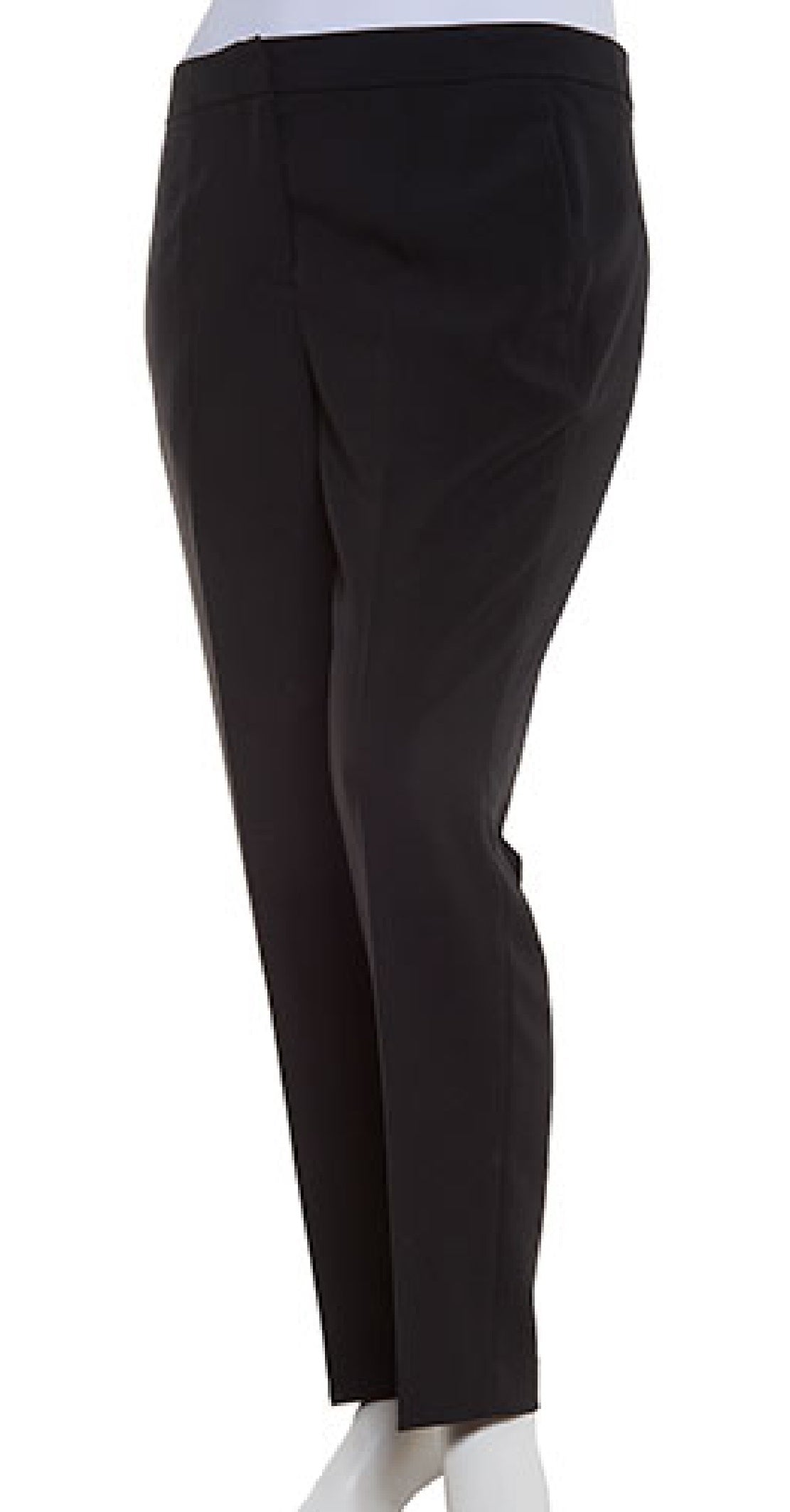 Kasper Women's Crepe Ankle Pants Black Size 10