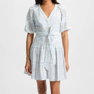 Veronica Beard - Bobbie Eyelet Mini Dress
