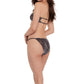 Steve Madden - Cutout Bandeau Beads Bikini Top