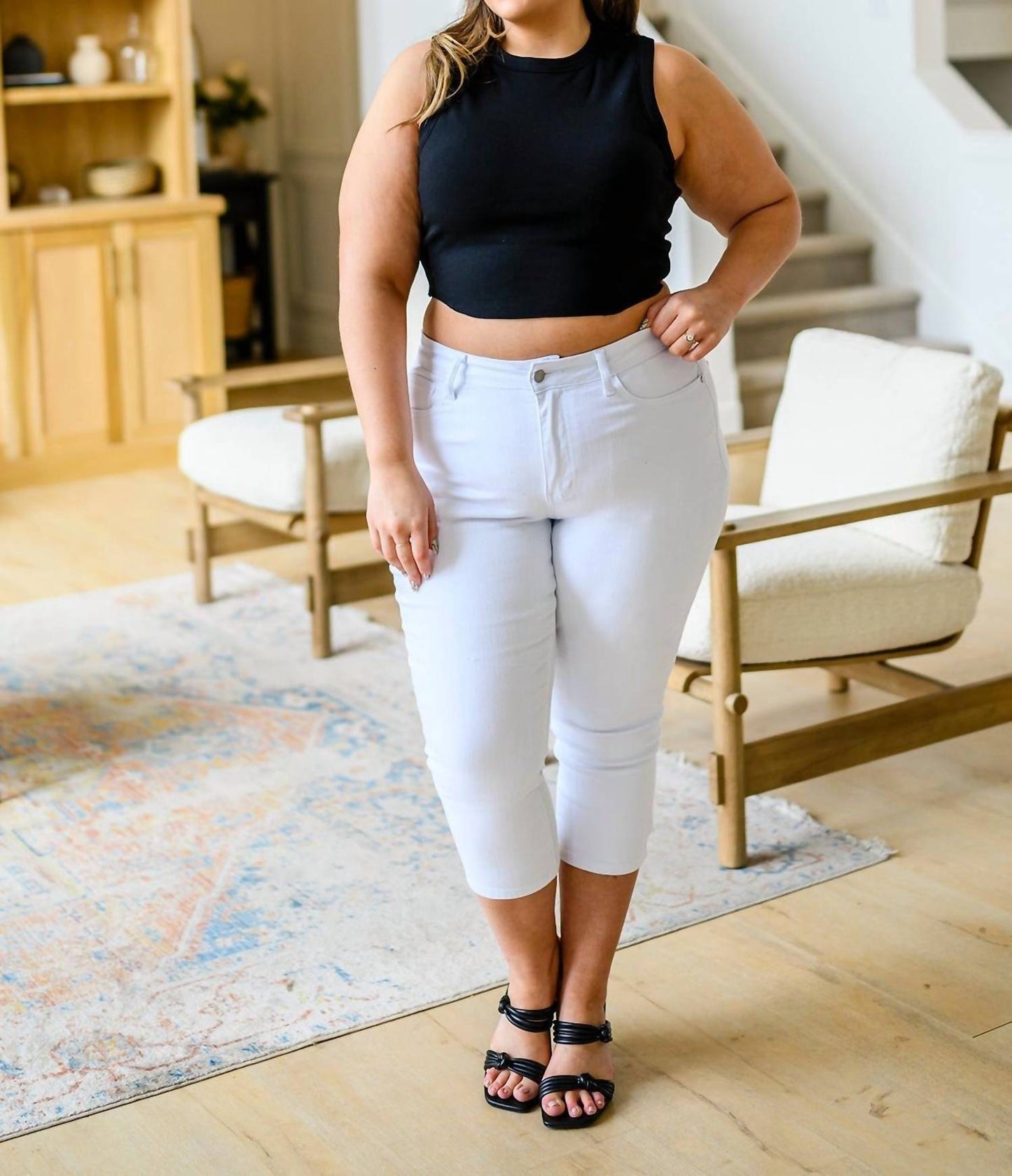 White Birch - Best Friends Cropped Tank