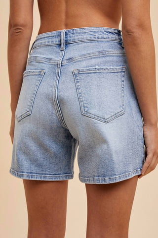 Anniewear - Comfort Stretch Denim Shorts