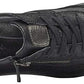 Aravon Women's Power Comfort TIE Sneaker Black Size 7 2A(N) US