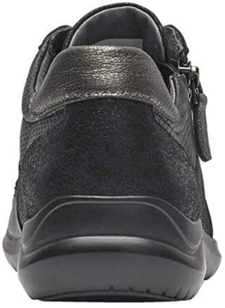 Aravon Women's Power Comfort TIE Sneaker Black Size 7 2A(N) US