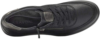 Aravon Women's Power Comfort TIE Sneaker Black